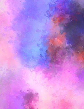 Sanatsal canlılık ve renkli duvar kağıdı. Taranmış Soyut Arkaplan. Fırça darbeli resim. 