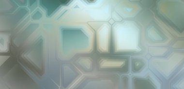 Renkli ve canlı geometrik şekiller katmanları var. Bir teknoloji planının dijital illüstrasyonu. Gelecekçi tasarım şablonu.