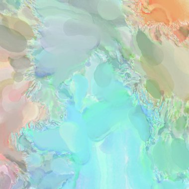 Soyut doku. Yüzeyde etkileyici el yapımı suluboya. Suluboya fırça darbeleri. Modern sanat. Çok renkli arkaplan. Çağdaş duvar sanatı. Renkli bir fon. 2d illüstrasyon.