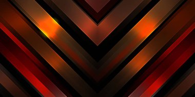 Soyut parlayan geometrik ışıklar arka planda. Fraktal simetrik grafik çizimi. Parıldayan ve parıldayan çubukları kesiştir.