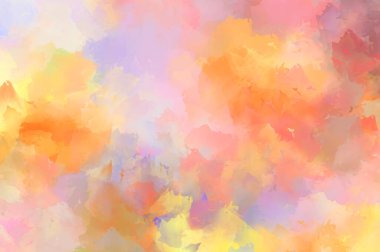 Sanatsal soyut arkaplan. Doku boyalı duvar kağıdı. Boya darbeleriyle yaratıcı bir illüstrasyon. Fırça desenli resim.