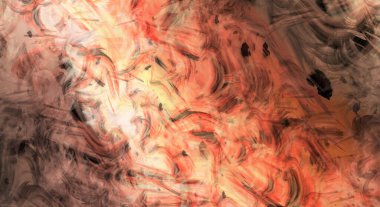 Modern sanat. Taranmış Boyalı Soyut Arkaplan. Fırça darbesi ile boyanmış. Boya darbeleri. 2B Görüntü