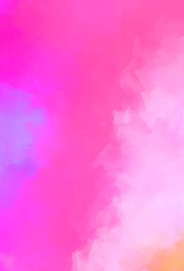 Renkli fırça darbelerinin 2D çizimi. Dekoratif desenli resim. canlı boya desenli arkaplan.