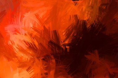 Renkli fırça darbelerinin soyut arkaplanı. fırçalanmış canlı duvar kağıdı. resmedilmiş sanat eseri. Eşsiz ve yaratıcı illüstrasyon.