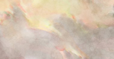 Pastel renklerde suluboya resim. Poster, duvar sanatı, afiş, kart, kitap kapağı ya da ambalaj için rahatlatıcı kompozisyonun yumuşak renkli çizimi. Modern fırça darbeleri resim.