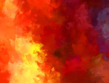 Sanatsal soyut arkaplan. Doku boyalı duvar kağıdı. Boya darbeleriyle yaratıcı bir illüstrasyon. Fırça desenli resim.