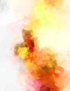 Renkli fırça darbelerinin soyut arkaplanı. fırçalanmış canlı duvar kağıdı. resmedilmiş sanat eseri. Eşsiz ve yaratıcı illüstrasyon.