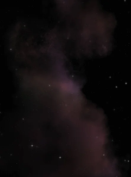Champ Stellaire Dans Espace Galactique Avec Nébuleuse Colorée Fond Science — Photo