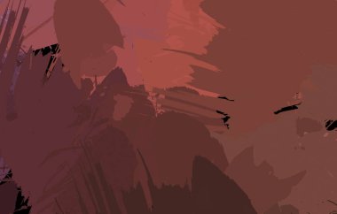 Sanatsal soyut arkaplan. Doku boyalı duvar kağıdı. Boya darbeleriyle yaratıcı bir illüstrasyon. Fırça desenli resim.