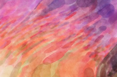 Yumuşak suluboya duvar kağıdı. Hafifçe fırçalanmış renkleri olan sanatsal bir resim. Pastel renkler arkaplana dokunmuş. Soyut duvar sanatı..