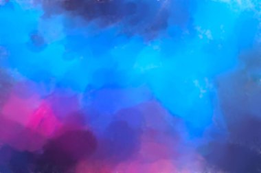 Suluboya fırça darbeleri. Modern sanat. Soyut doku. 2D çizim. Yüzeyde etkileyici el yapımı suluboya. Renkli bir fon. Çok renkli arkaplan. Çağdaş duvar sanatı. 