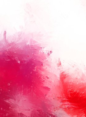 Yaratıcı soyut resim. Artistik fırça darbeleriyle donatılmış. Renkli ve canlı bir illüstrasyon. boyalı sanat