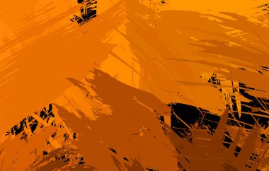 Sanatsal soyut arkaplan. Doku boyalı duvar kağıdı. Boya darbeleriyle yaratıcı bir illüstrasyon. Fırça desenli resim.