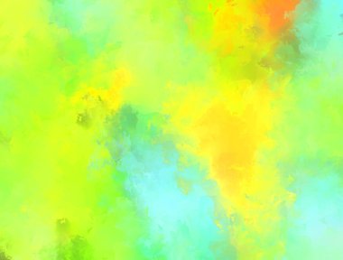 Yaratıcı soyut resim. Artistik fırça darbeleriyle donatılmış. Renkli ve canlı bir illüstrasyon. boyalı sanat.