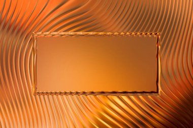 Soyut çerçeveli arkaplan. Renkli, canlı, dalgalı bir duvar kağıdı. Merkezi çerçeveli yaratıcı grafik 2d çizim. Dinamik şekilli modaya uygun sıvı örtüsü.