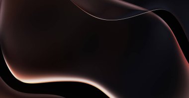 Soyut arkaplan. Değişken renk değişim dalgaları, dinamik hareketlerle. Işık dalgalarının neon renkli soyut tasarımı. Duvar kağıdı, afiş, arkaplan, kart, kitap illüstrasyonu, web sitesi.