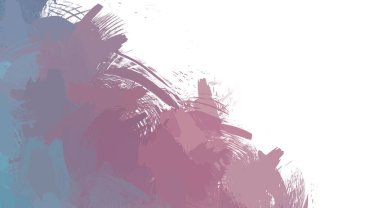 Taranmış Boyalı Soyut Arkaplan. Vahşi kaotik fırça darbeleri. Boya darbeleri. 2D İllüstrasyon. Fırça darbeli resim. 