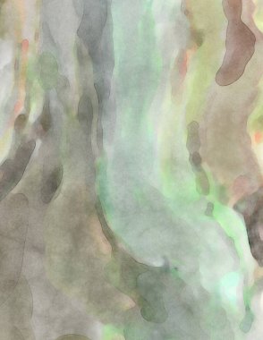 2D çizim. Sanatsal arkaplan resmi. Tablo üzerinde soyut resim. Çağdaş sanat. El yapımı resim. Renkli doku. Modern sanat eserleri. Yüzeyde suluboya fırça darbeleriyle boyama.