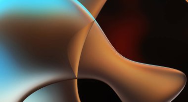 Soyut arkaplan. Değişken renk değişim dalgaları, dinamik hareketlerle. Işık dalgalarının neon renkli soyut tasarımı. Duvar kağıdı, afiş, arkaplan, kart, kitap illüstrasyonu, web sitesi.