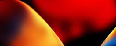 Soyut arkaplan. Değişken renk değişim dalgaları, dinamik hareketlerle. Işık dalgalarının neon renkli soyut tasarımı. Duvar kağıdı, afiş, arkaplan, kart, kitap illüstrasyonu, web sitesi.