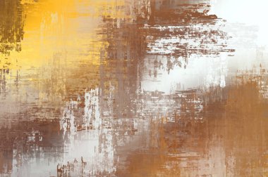 Çapraz vahşi fırça darbeleriyle arka plan. Renkli ve canlı bir tasvir. Boyalı sanat. Yaratıcı soyut resim.