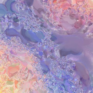 El yapımı sürreal soyut desenli suluboya. Modern sanatsal resim. 2D çizim. Arkaplan boyası karışımı. Yaratıcı duvar sanatı. Çağdaş sanat.