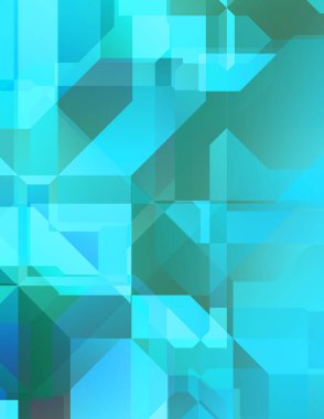 Renkli ve canlı geometrik şekiller katmanları var. Bir teknoloji planının dijital illüstrasyonu. Gelecekçi tasarım şablonu.