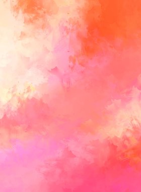 Renkli fırça darbelerinin 2D çizimi. Dekoratif desenli resim. canlı boya desenli arkaplan.