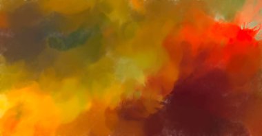 Çağdaş sanat. El yapımı resim. Modern sanat eserleri. Yüzeyde suluboya fırça darbeleriyle resim yapmak. 2D çizim. Sanatsal arkaplan resmi. Tablo üzerinde soyut resim. Renkli doku.