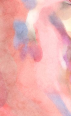 2D çizim. Sanatsal arkaplan resmi. Tablo üzerinde soyut resim. Çağdaş sanat. El yapımı resim. Renkli doku. Modern sanat eserleri. Yüzeyde suluboya fırça darbeleriyle boyama.