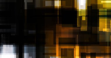 Fütürist soyut geometrik duvar kağıdı. Geometrik renkli şekiller. Dikdörtgen şekilli arka plan. Bir teknolojinin dijital illüstrasyonuName.