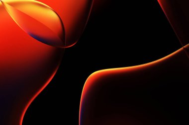 Soyut arkaplan. Değişken renk değişim dalgaları, dinamik hareketlerle. Işık dalgalarının neon renkli soyut tasarımı. Duvar kağıdı, afiş, arkaplan, kart, kitap illüstrasyonu, web sitesi.