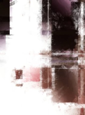 Modern sanat. Renkli çağdaş sanat eserleri. Renkli boya darbeleri. Soyut arkaplanda fırça darbeleri. Fırça boyası. Eşsiz duvar sanatı.