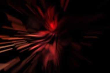 Işık parçacık izleri. Parlayan parçacıkları ve çizgileri olan ışık patlaması yıldızı. Güzel hareketli soyut ışın arkaplanı.