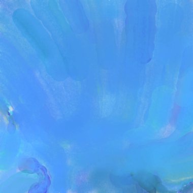 Çağdaş sanat. El işçiliğinin renkli dokusu. Modern resim. Yüzeyde suluboya vuruşlar. Sanatsal arkaplan resmi. Tablo üzerinde soyut resim. Fırça darbeleri. 