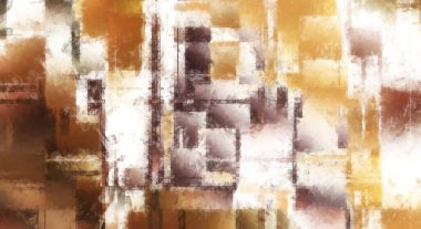 Modern sanat. Renkli çağdaş sanat eserleri. Renkli boya darbeleri. Soyut arkaplanda fırça darbeleri. Fırça boyası. Eşsiz duvar sanatı.