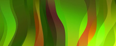 Soyut arkaplan. Renkli dalgalı tasarım duvar kağıdı. yaratıcı grafik 2D çizim. Dinamik şekilli modaya uygun sıvı örtüsü.