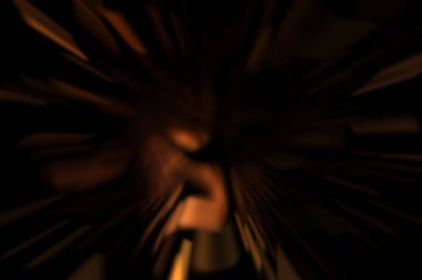 Işık parçacık izleri. Parlayan parçacıkları ve çizgileri olan ışık patlaması yıldızı. Güzel hareketli soyut ışın arkaplanı.