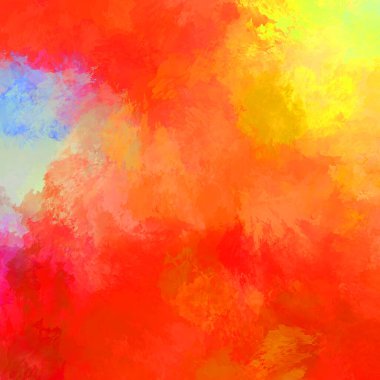 Canlı fırça darbeleriyle boyanmış. Renkli desenli resim. Fırçalanmış duvar kağıdını boya.