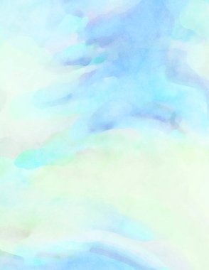 Alkol mürekkebini andıran rahatlatıcı fırça darbelerinin modern resmi. Poster, duvar sanatı, afiş, kart, kitap kapağı veya ambalaj için pastel renkli suluboya resim.