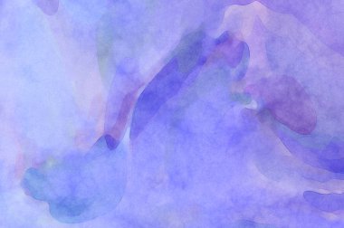 Yumuşak suluboya duvar kağıdı. Hafifçe fırçalanmış renkleri olan sanatsal bir resim. Pastel renkler arkaplana dokunmuş. Soyut duvar sanatı..