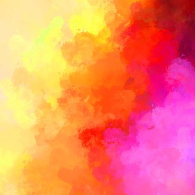 Canlı fırça darbeleriyle boyanmış. Renkli desenli resim. Fırçalanmış duvar kağıdını boya.