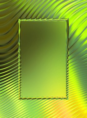 Soyut çerçeveli arkaplan. Renkli, canlı, dalgalı bir duvar kağıdı. Merkezi çerçeveli yaratıcı grafik 2d çizim. Dinamik şekilli modaya uygun sıvı örtüsü.