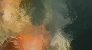 Renkli fırça darbelerinin soyut arkaplanı. fırçalanmış canlı duvar kağıdı. resmedilmiş sanat eseri. Eşsiz ve yaratıcı illüstrasyon.