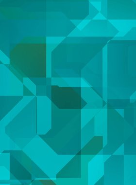 Renkli ve canlı geometrik şekiller katmanları var. Bir teknoloji planının dijital illüstrasyonu. Gelecekçi tasarım şablonu.