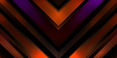 Soyut parlayan geometrik ışıklar arka planda. Fraktal simetrik grafik çizimi. Parıldayan ve parıldayan çubukları kesiştir.