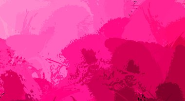 Canlı fırça darbeleriyle boyanmış. Renkli desenli resim. Fırçalanmış duvar kağıdını boya.