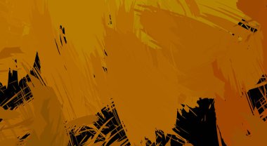 Sanatsal soyut arkaplan. Doku boyalı duvar kağıdı. Boya darbeleriyle yaratıcı bir illüstrasyon. Fırça desenli resim.