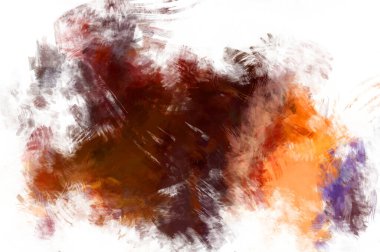 Taranmış Boyalı Soyut Arkaplan. Fırça darbesi ile boyanmış. Sanatsal canlılık ve renkli duvar kağıdı.