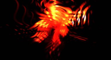 Işık parçacık izleri. Parlayan parçacıkları ve çizgileri olan ışık patlaması yıldızı. Güzel hareketli soyut ışın arkaplanı.